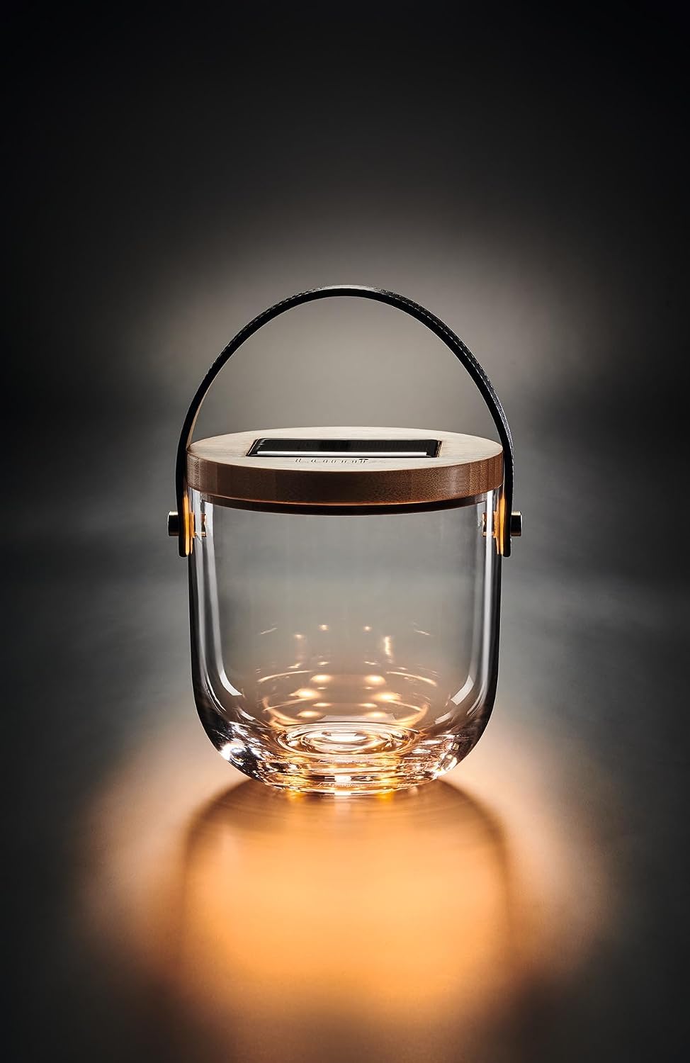 Lumix® LED-Solar-Laterne Deco Glas Basic 15cm mit USB-Anschluss und Touch-Funktion 1 Stück 22500, So