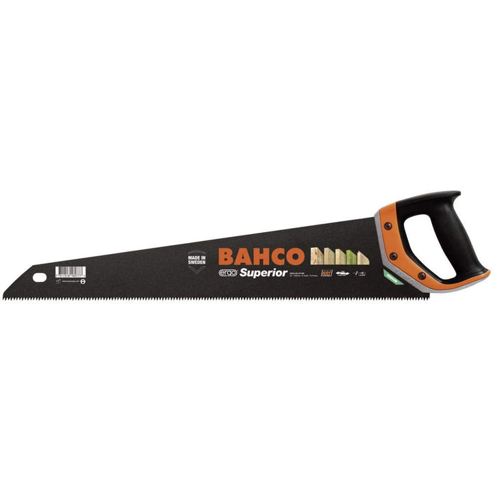 Bahco-ERGO™ Fuchsschwanz 550mm lang,9/10 pro Zoll, Typ SUPERIOR™ Handsägen 2600-22-XT-HP, 2600-22-XT