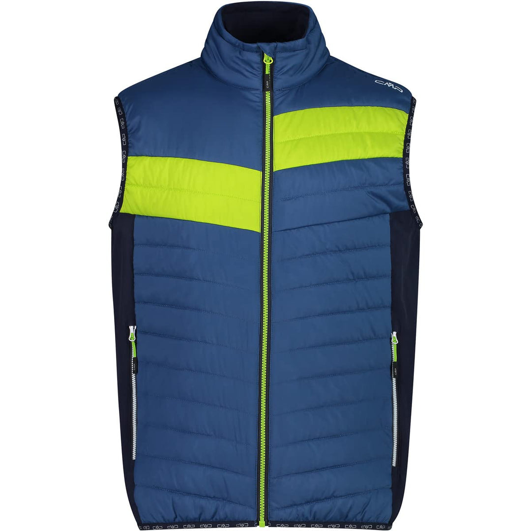 CMP Herren Hybrid Weste Steppweste DUSTY BLUE 48, DUSTY BLUE 48