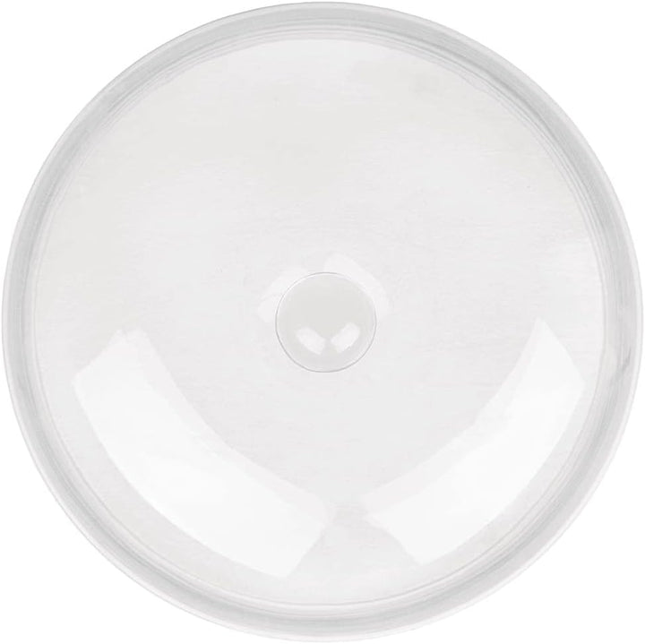 Olympia Glas Kuchenständer Kuppel Deckel, 285(Ø) x 200(H)mm, hohe Klarheit Klarglas, schützt hausgem