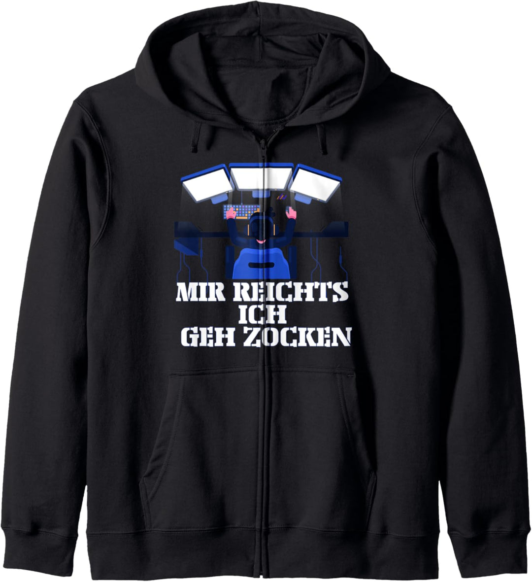 Mir reichts ich GEH zocken Gamer MUST HAVE Kapuzenjacke
