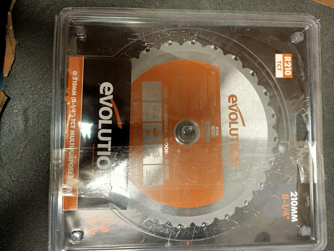 Evolution Elektrowerkzeuge - RAGE Mehrzweck-Sageblatt 210 mm mit Wolframkarbidbeschichtung, 210 mm