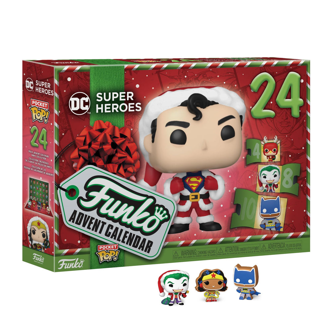 Funko Advent Calendar: DC 2023 - Superman - DC Comics - 24 Tage der Überraschung - Vinyl-Minifigur Z