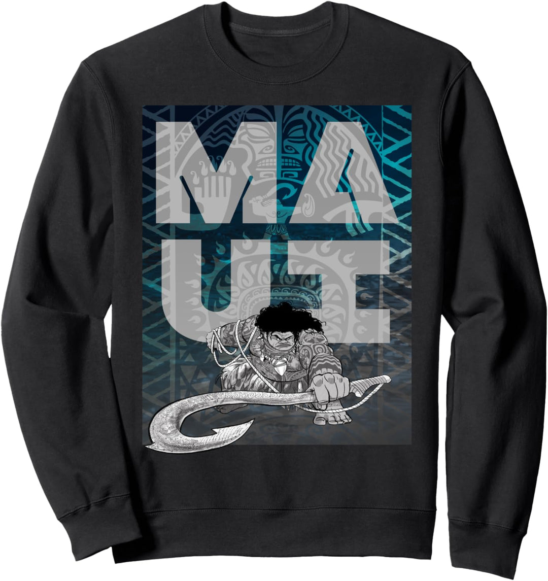 Disney Moana Maui Hook Character Poster Sweatshirt