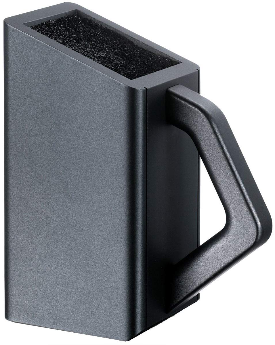 Victorinox Messerblock ohne Inhalt, Messer-Aufbewahrung, Elegantes Design, Schwarz, Schwarz