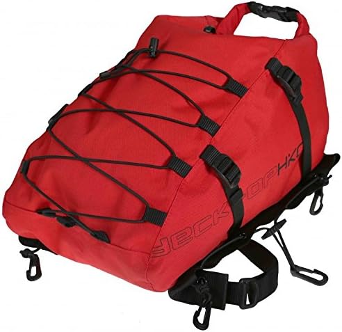 Hiko Rolly Bag Decktasche Trockentasche wasserdichte Kajaktasche Packsack, Farbe:Rot, Rot