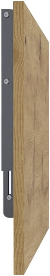 AKKE Klapptisch Wandklapptisch Esstisch - Klappbar Faltbar Platzsparend - Rechteckig - 60cm x 40cm -