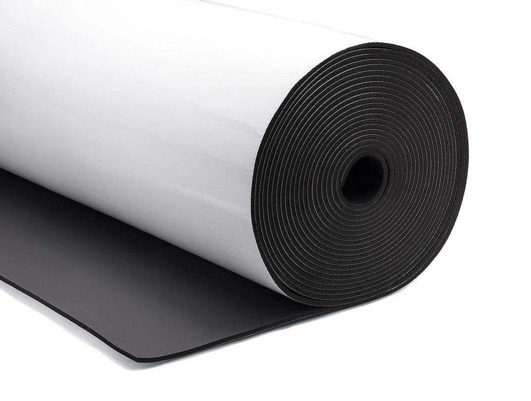 Dämmmatte selbstklebend Kautschuk Isoliermatte 9mm Dämmdicke Dämmung Isolierung 1m² - 15m² - Markenq