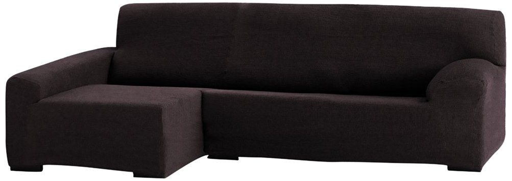 Eysa Teide elastisch Sofa überwurf Chaise Longue Links, frontalsicht, 240 cm, Polyester-Baumwolle, B