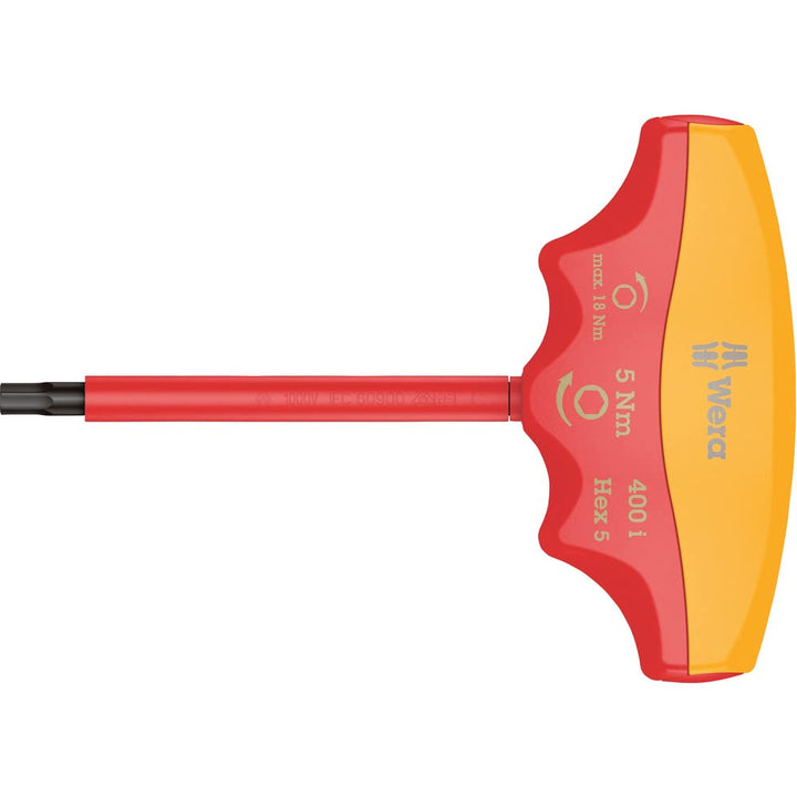Wera 05004981001 400 i VDE Hex Drehmomentindikator, 5.0 mm, 5.0 Nm, 5.0 mm