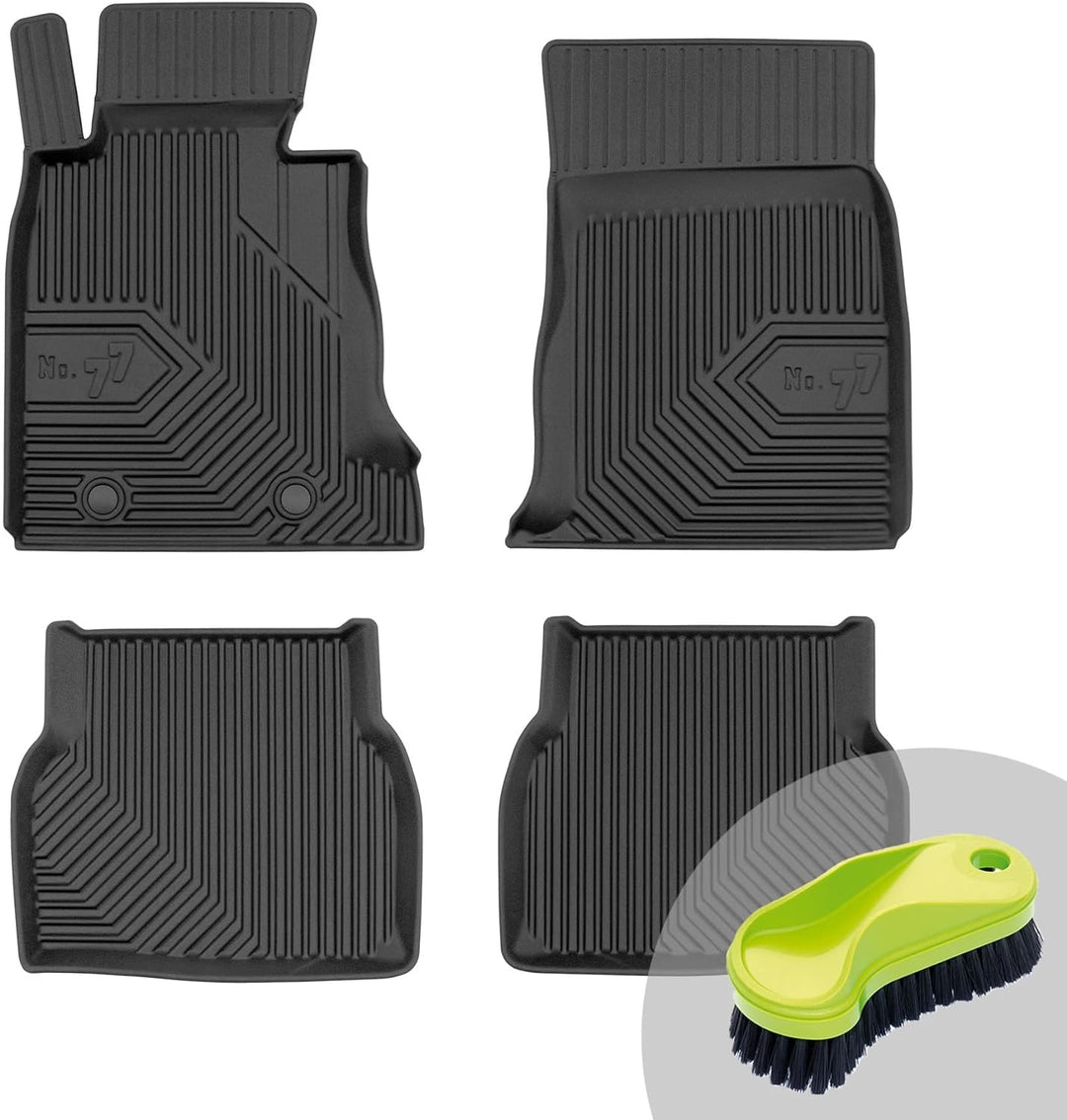 FROGUM No.77 Gummimatten Ganzjahresset von Auto Fussmatten Autofussmatten für BMW 5er E39 1997-2003
