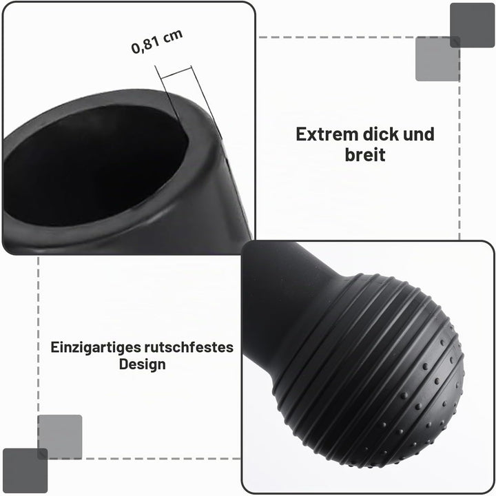 Silikon Landmine Aufsatz für Langhantel Landmine Zubehör, Landmine Base Griffe, 360° Drehung, Stabil