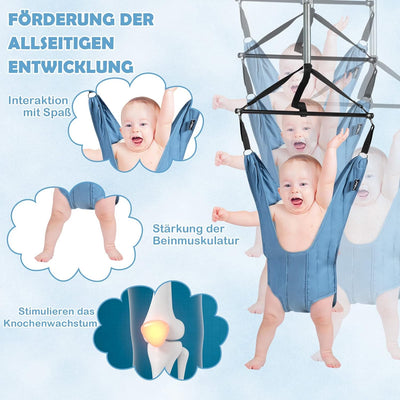 COSTWAY Baby Türhopser längenverstellbar, Tür Schaukel, Türrahmen Jumper inkl. Türklammer, Lauflernh