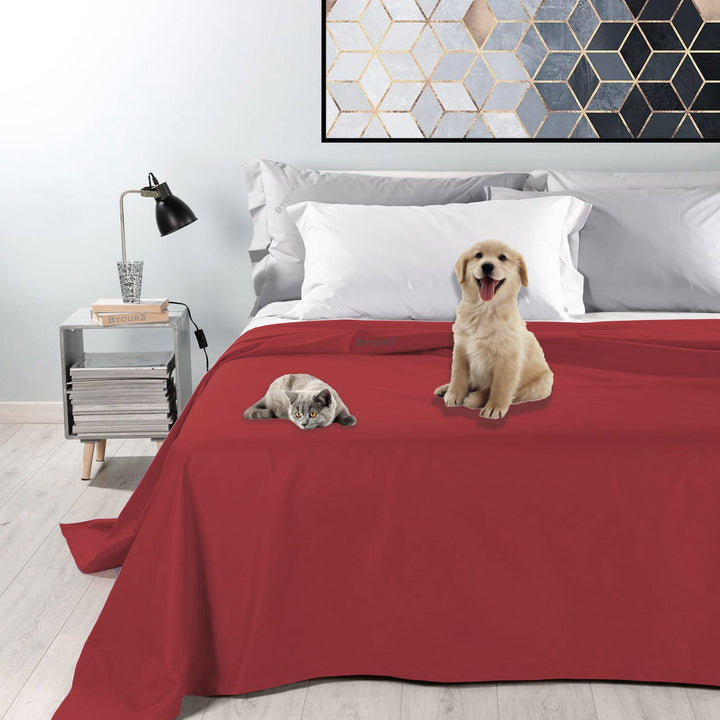 Byour3 Flüssigkeitsabweisende Tagesdecke Baumwolle Doppelbett - Schmutzabweisende Steppdecke - Für E