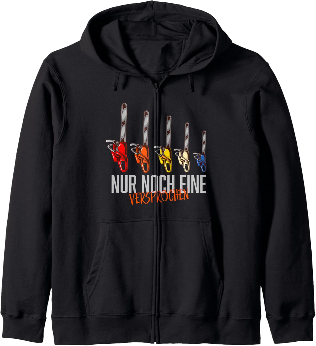 Lustiges Förster Jäger oder Holzfäller Geschenk - Kettensäge Kapuzenjacke