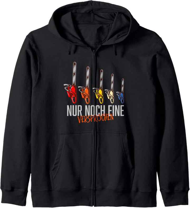 Lustiges Förster Jäger oder Holzfäller Geschenk - Kettensäge Kapuzenjacke