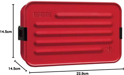 SIGG - Alu Lunchbox Plus - Brotdose Mit Unterteilung - Preisgekrönt - Spülmaschinenfest & Mikrowelle