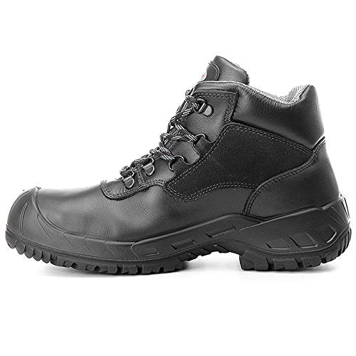 ELTEN Sicherheitsschuhe LUTZ S3 HI, Damen und Herren, Leder, Stahlkappe, leicht, robust, Schwarz, Gr