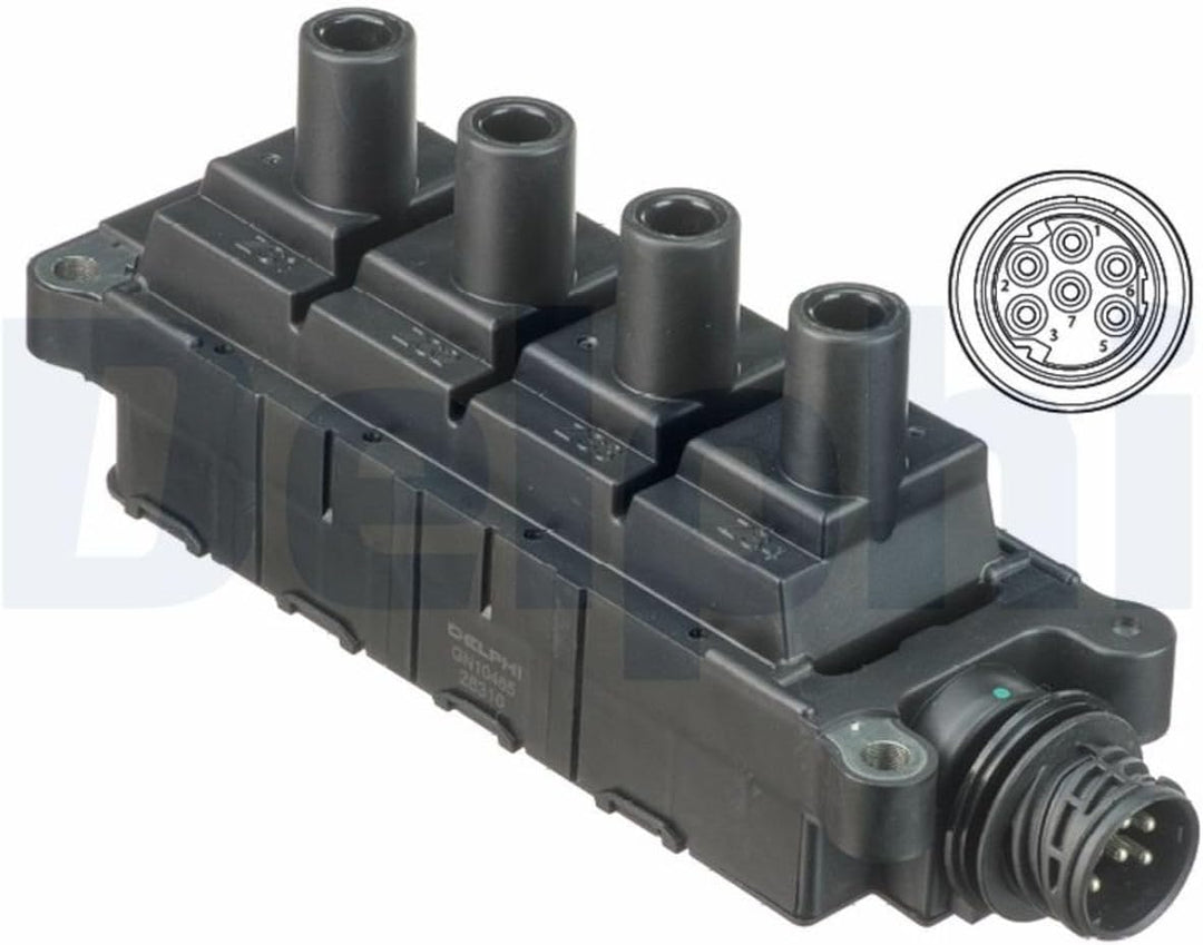 DELPHI GN10465-12B1 Zündspule 12V für BMW 3 Limousine (E46) 12131247281 GN10465