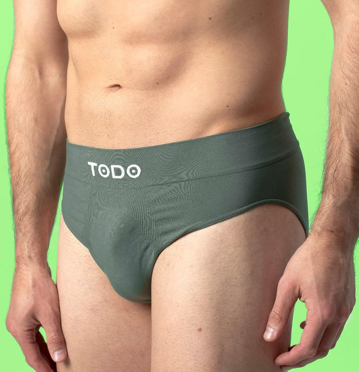 TODO Elastisch Sport Herren Slip (3er Pack) Atmungsaktiv Sportunterwäsche, Unterhosen Männer Slip oh