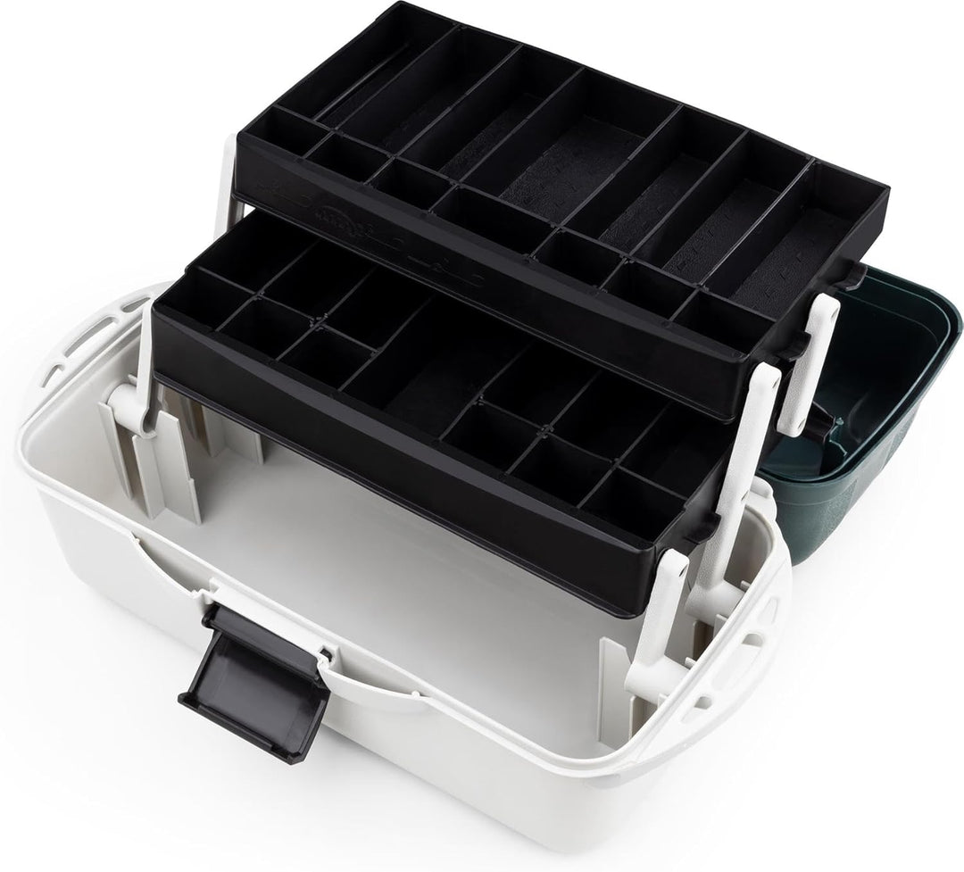 Wasserdichter Angelkoffer Angelbox Angelkasten Transportkoffer Gerätekoffer Angelkiste mit 2 Laden f