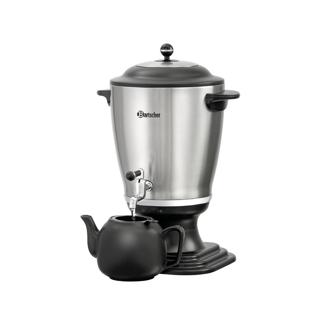 Samowar Edelstahl für Tee, 3,2 Liter - Bartscher 191.004