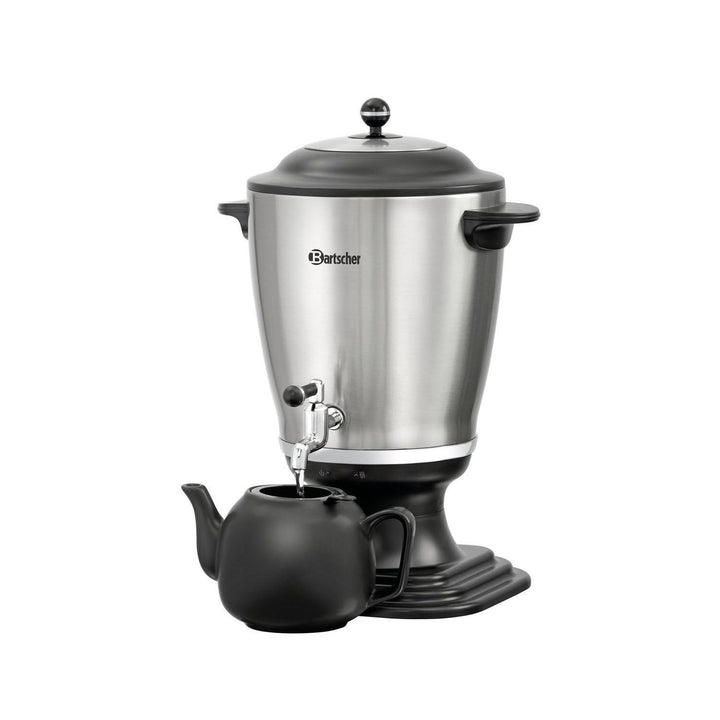 Samowar Edelstahl für Tee, 3,2 Liter - Bartscher 191.004