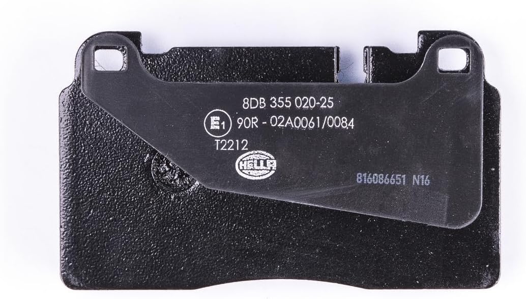 HELLA PAGID 8DB 355 020-251 Bremsbelagsatz - T2212 - Dicke/Stärke: 16.7mm - Bremssystem: Brembo - fü