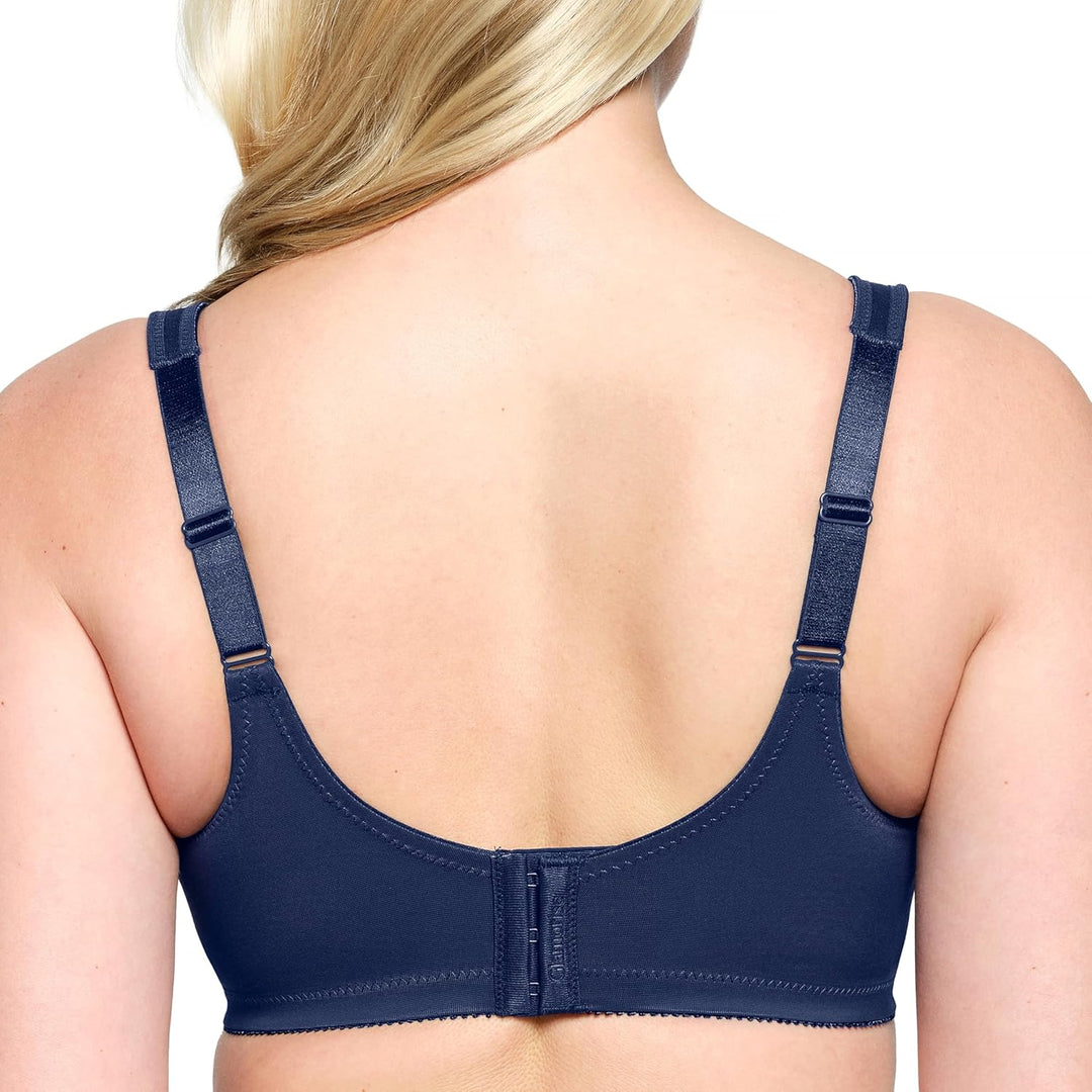 Glamorise Damen Minimizer Bra 80C Blau, 80C Blau