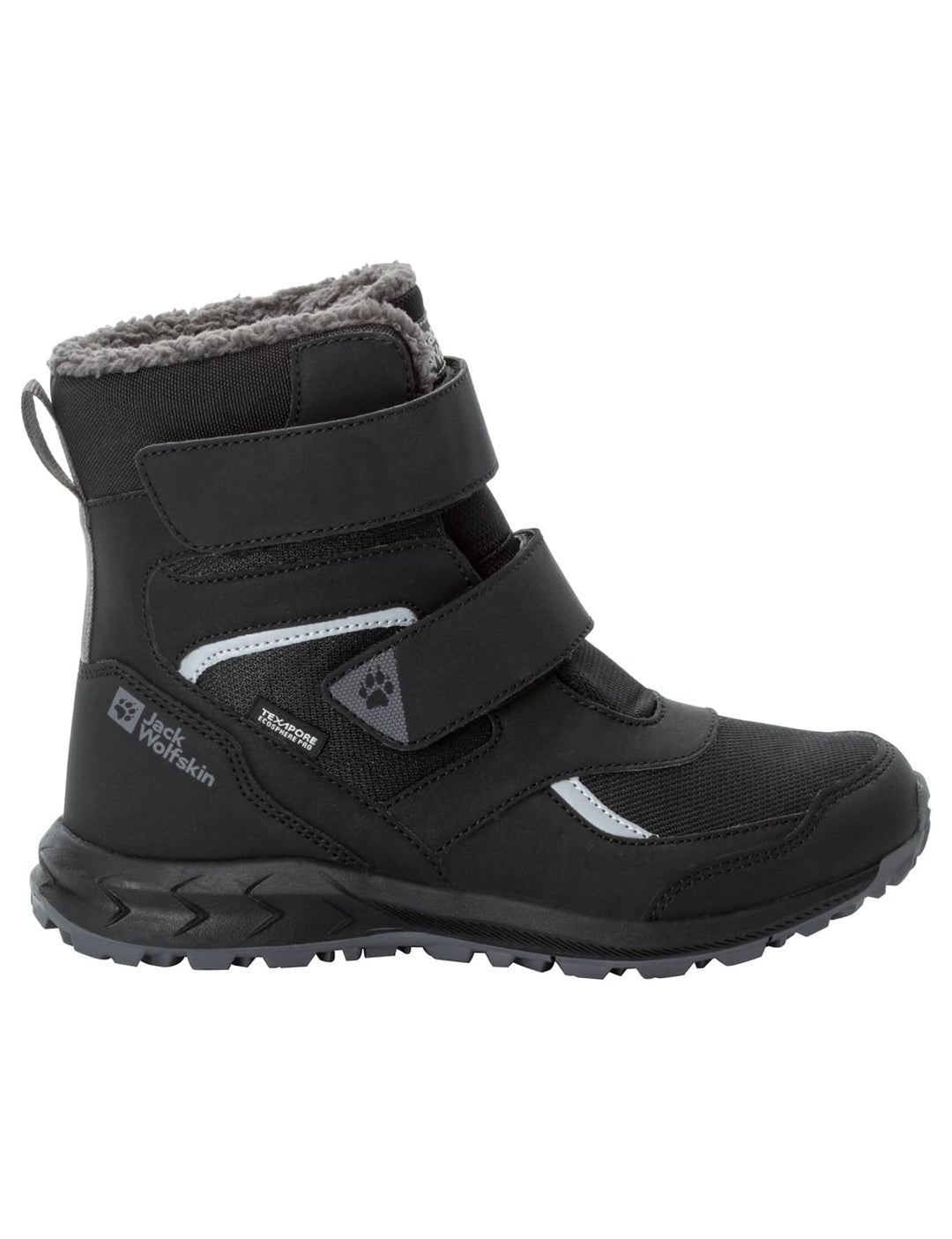 Jack Wolfskin Unisex Woodland Wt Texapore High Vc K Winterstiefel 35 EU Schwarz, 35 EU Schwarz