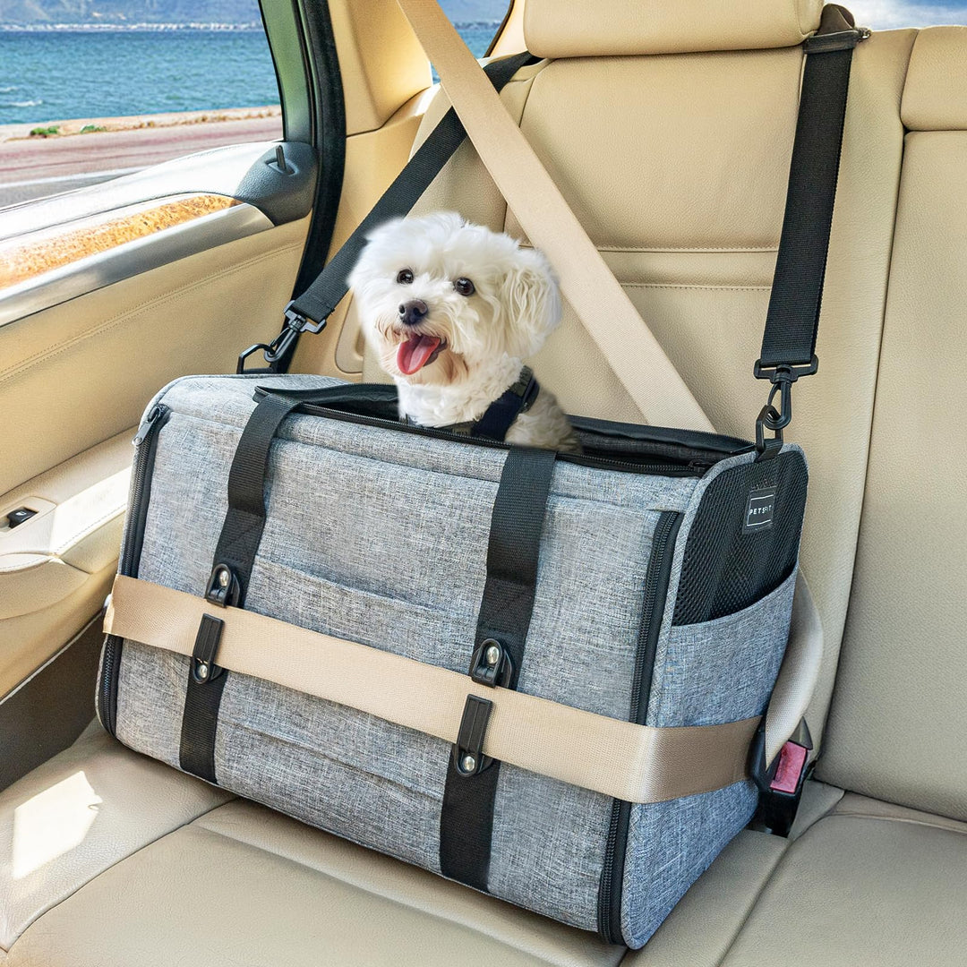 Petsfit Transportbox Katze Hundebox Auto Katzentransportbox Transportbox Hund - Faltbare Tragetasche