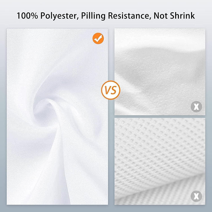 Vevelux Fotografie-Hintergrund 3 * 3 M, Foto Hintergrund aus 100% Polyester mit 4 grosse Studio Klem