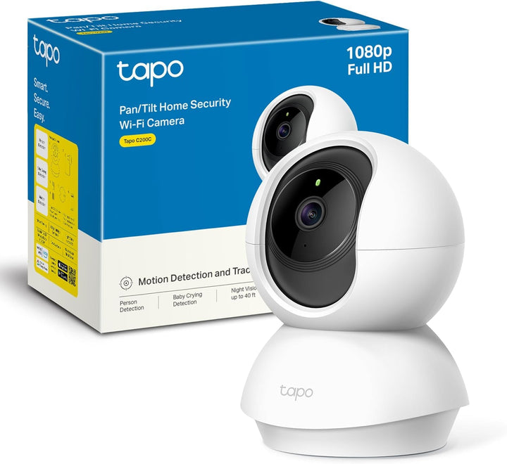 Tapo C200C 360°-WLAN-Überwachungskamera für den Innenbereich, 1080P, Nachtsicht, Bewegungserkennung,