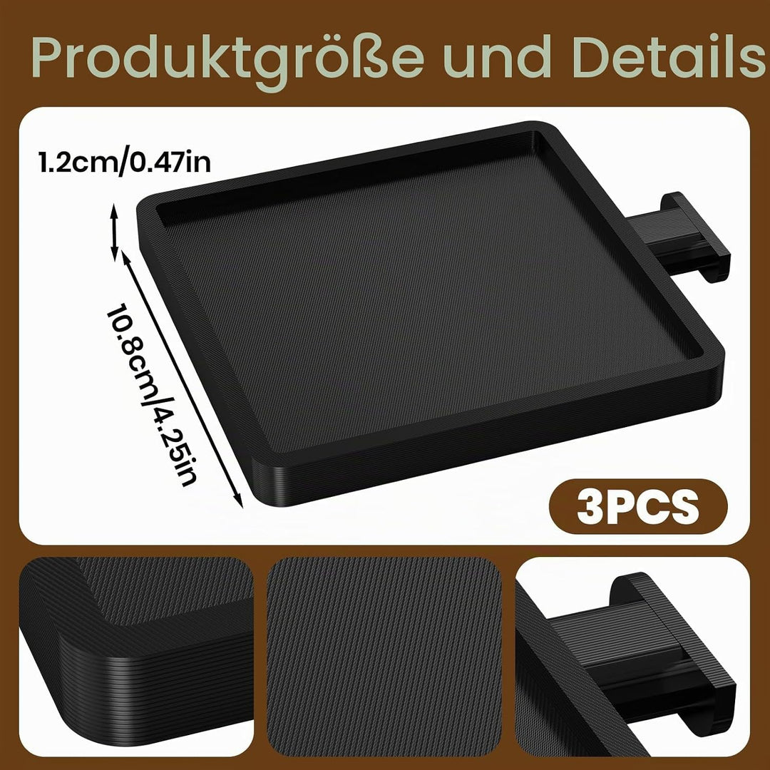 Shinybox Akustikpaneele Pflanzenhalter, 3 Stück Zubehör für Akustikpaneele ohne Bohren, Wandhalterun