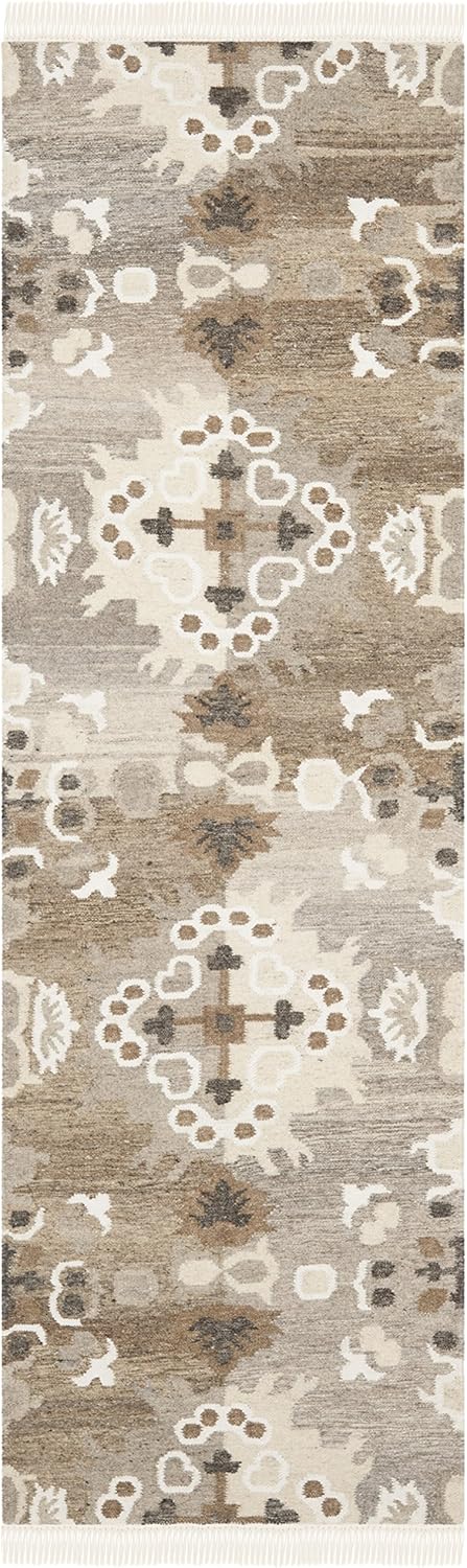 SAFAVIEH Marokkanisches Boho-Tribal Wohnzimmer, Esszimmer, Schlafzimmer - Natural Kilim Collection,