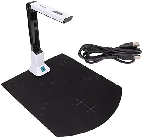 Goshyda USB-Dokumentenscanner, A4-Dokumentenkamera-Scanner mit Automatischer Fokussierung, 8 MP HD-B