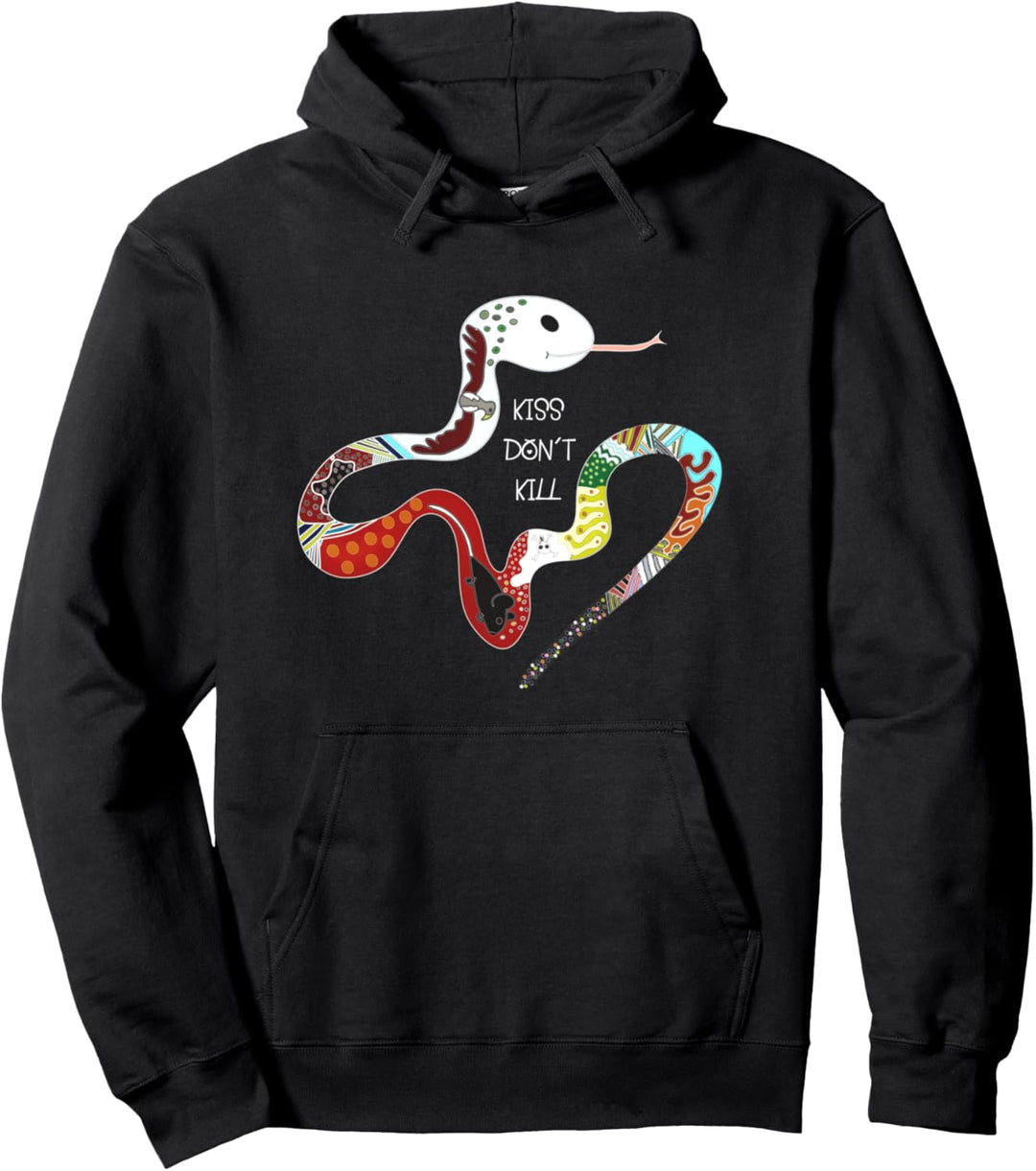 Kiss don´t Kill Schlangen Pullover Hoodie