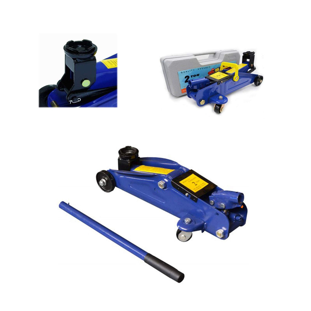 Huini 2T Hydraulischer Wagenheber für den Boden, strapazierfähig, für Auto, Van, stabiles Hebe-Set m