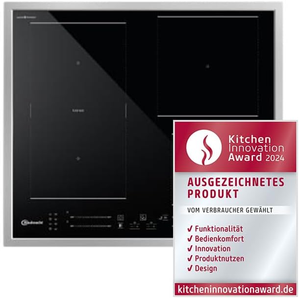 Bauknecht BS 5760C CPFT Induktions-Kochfeld / 60 cm/CleanProtect – mühelose Reinigung nur mit Wasser