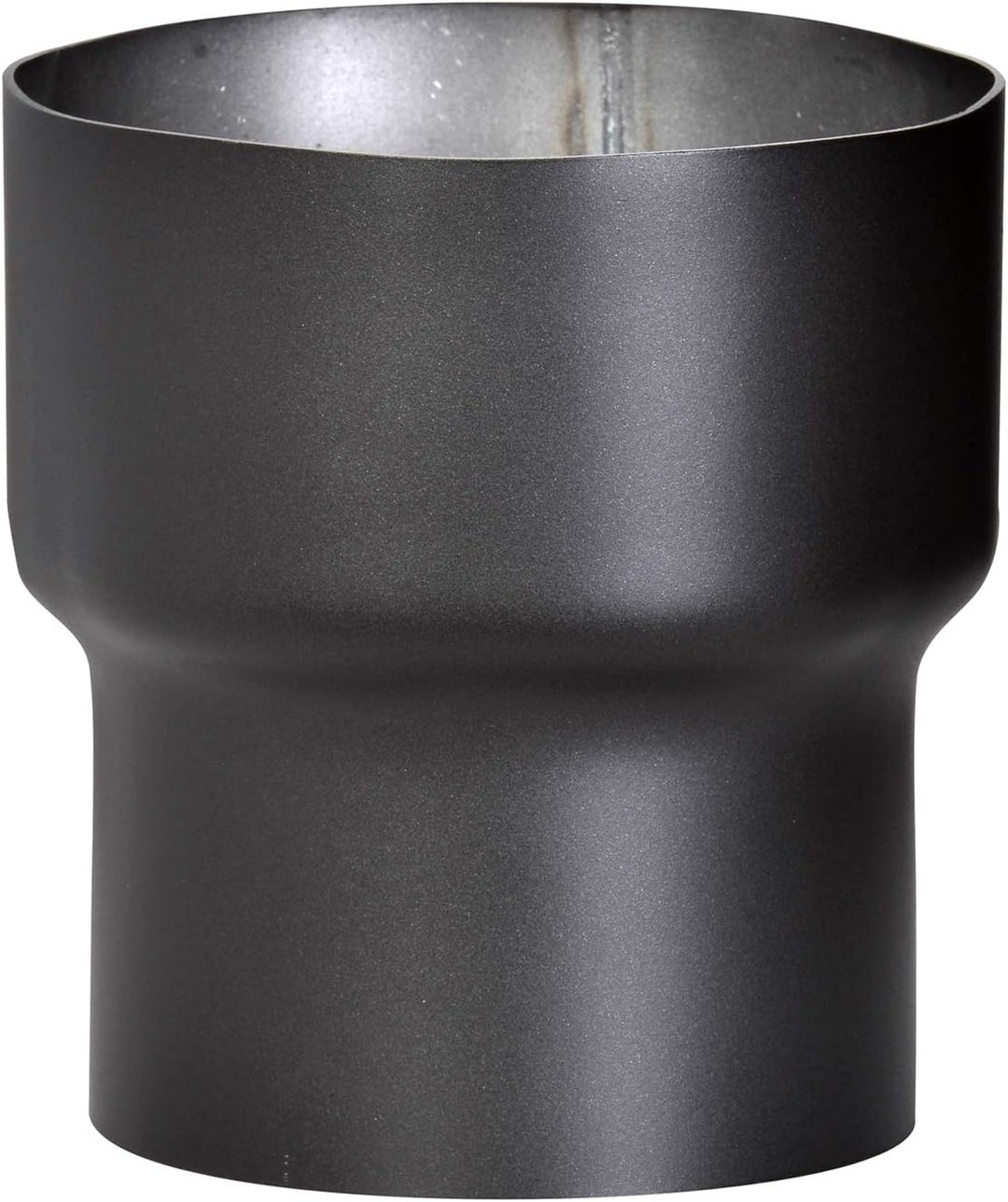 FIREFIX R150/Ü8 Übergangsstück (Erweiterung) für 2 mm Starke Rauchrohre, schwarz lackiert, von 120 m