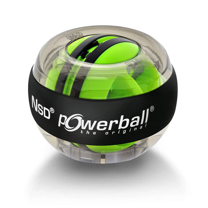 Powerball Autostart, gyroskopischer Handtrainer inkl. Aufziehmechanik, transparent-grau, das Origina