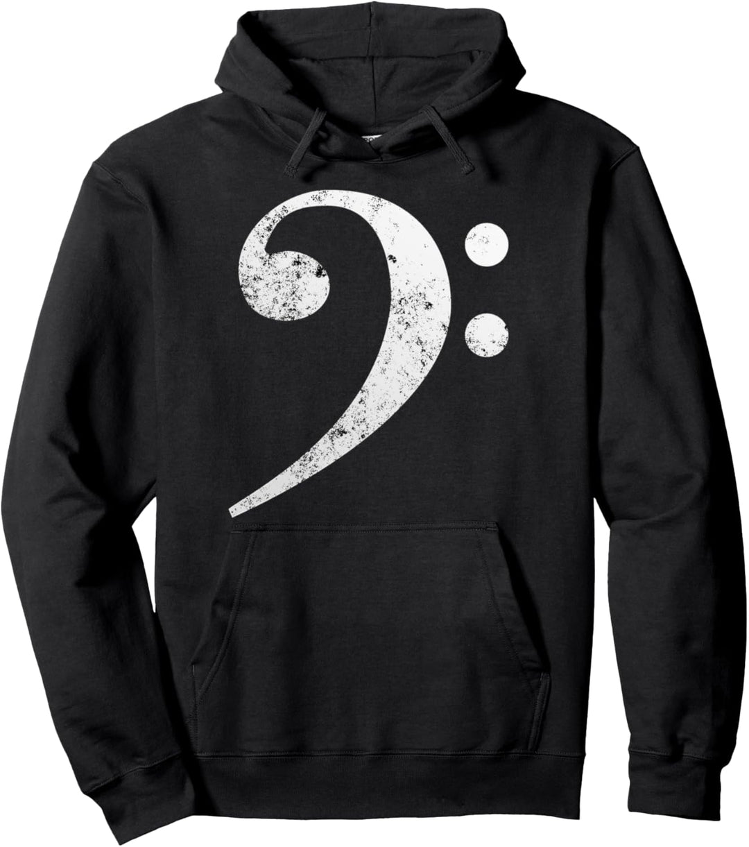 Bass-Schlüssel Pullover Hoodie