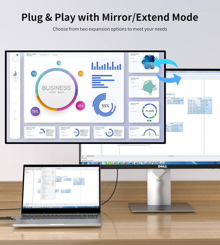 fairikabe DisplayPort auf USB C 4K 60Hz, Upgrade DisplayPort auf USB-C Kabel, 2m, unidirektionales D