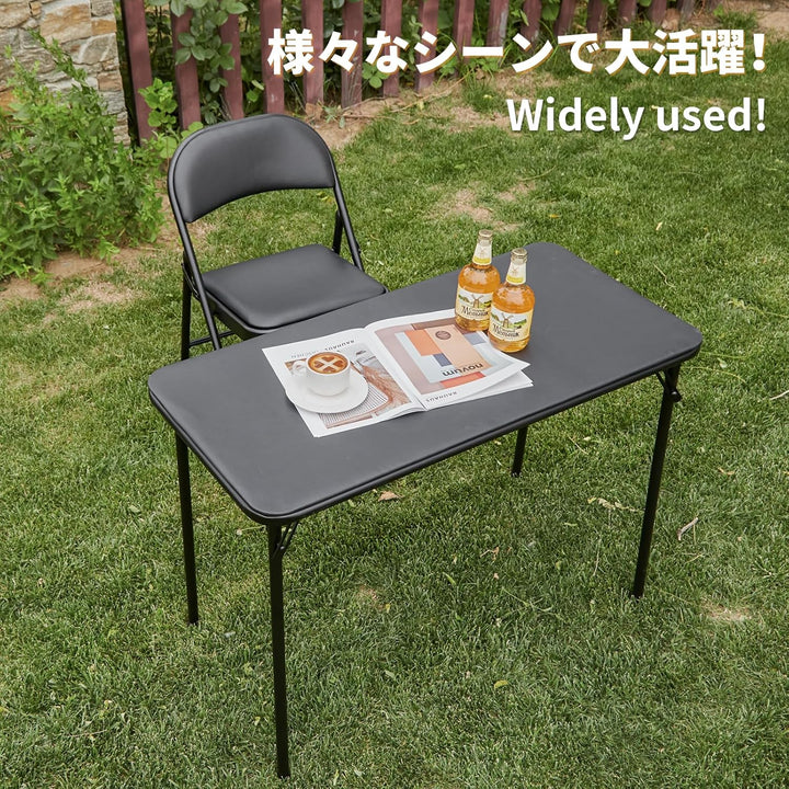 BOOSDEN Klapptisch, Multifunktionstisch, Tapeziertisch Klappbar, Klappbar Tisch als Campingtisch, Ga