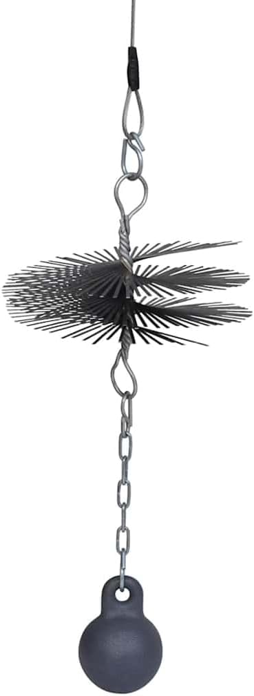 vidaXL Schornsteinbesen 20cm Kaminbesen Russbesen Schornsteinfegerbesen Bürste 20 m