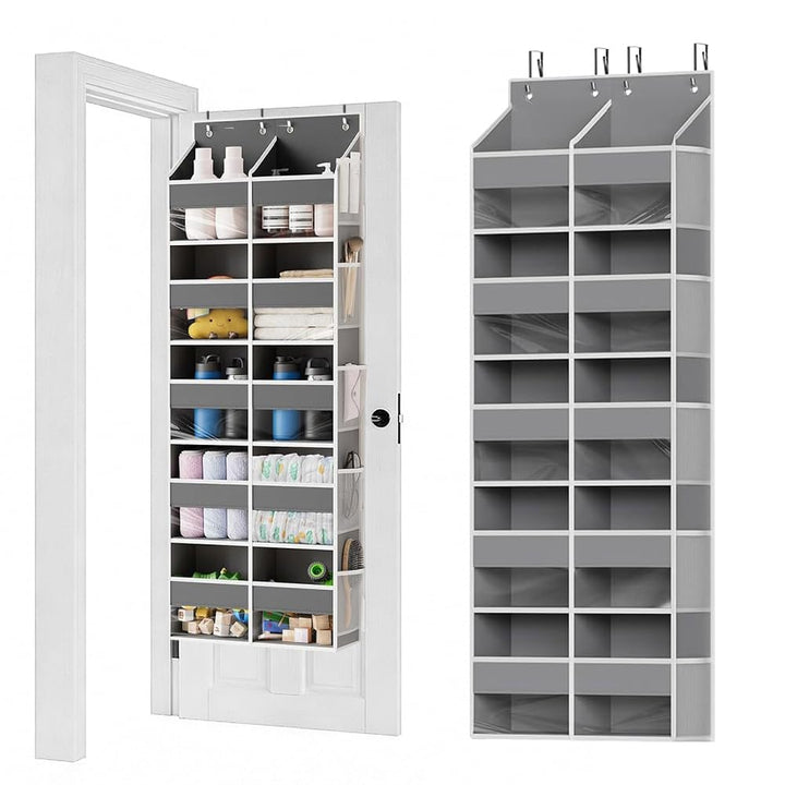 Wandorganizer Hängeregal mit 10 Taschen, Tür Organizer Faltbar und Platzsparend, Camping Organizer H