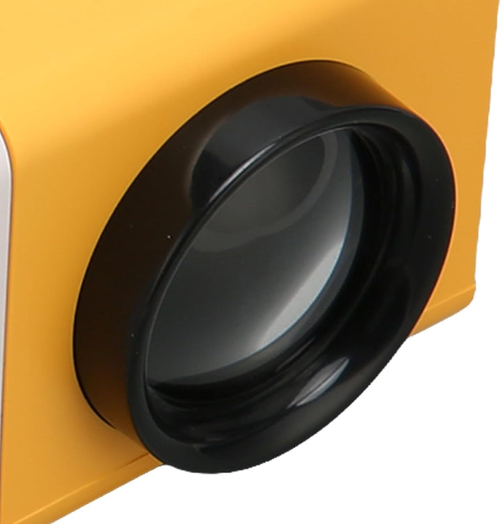 YG300 Tragbarer Projektor, 4:3 HD 1080P Kleiner Filmprojektor, Unterstützt USB, HD, AV, Speicherkart