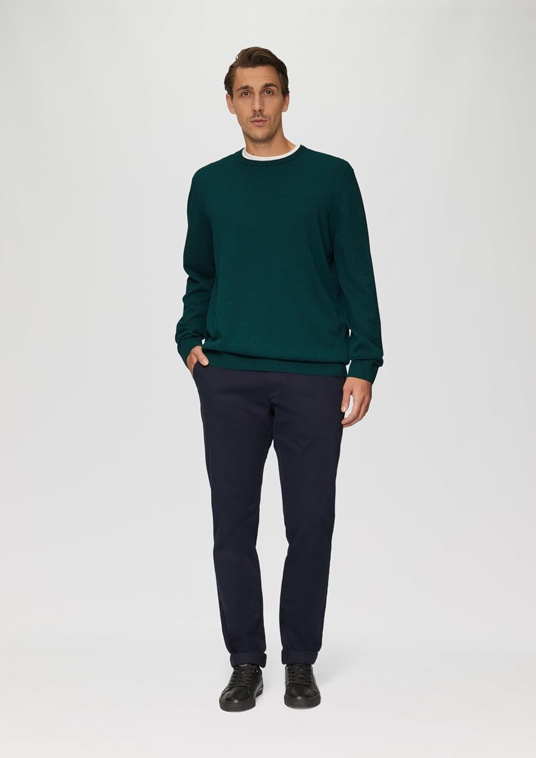 s.Oliver Herren 2143173 Pullover M Petrol, M Petrol