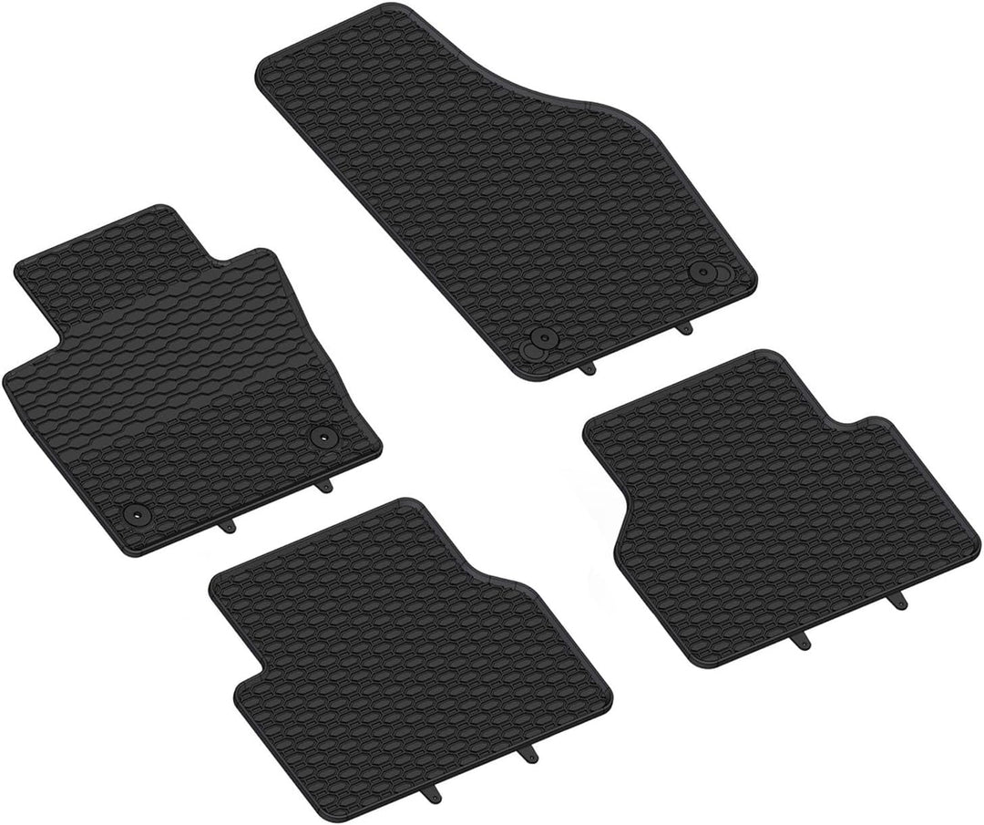 Kfzpremiumteile24 Gummimatten Kompatibel mit Q3 8U Baujahr 10/2011-11/2018 Premium Qualität Fussmatt