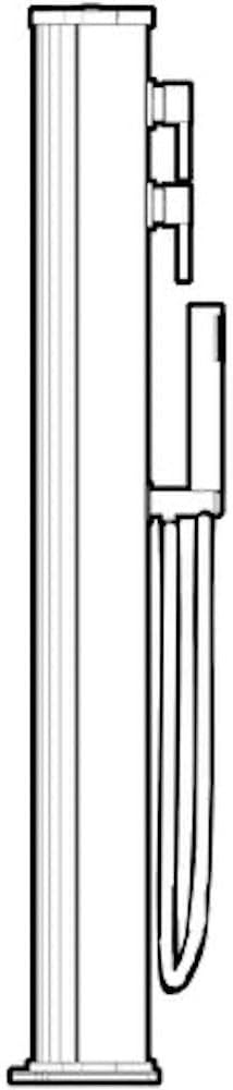 Formidra DS-JG141NX DS-JG141NX-Solardusche Jolly GO-15L-Edelstahl, Edelstahl, Einzigartig